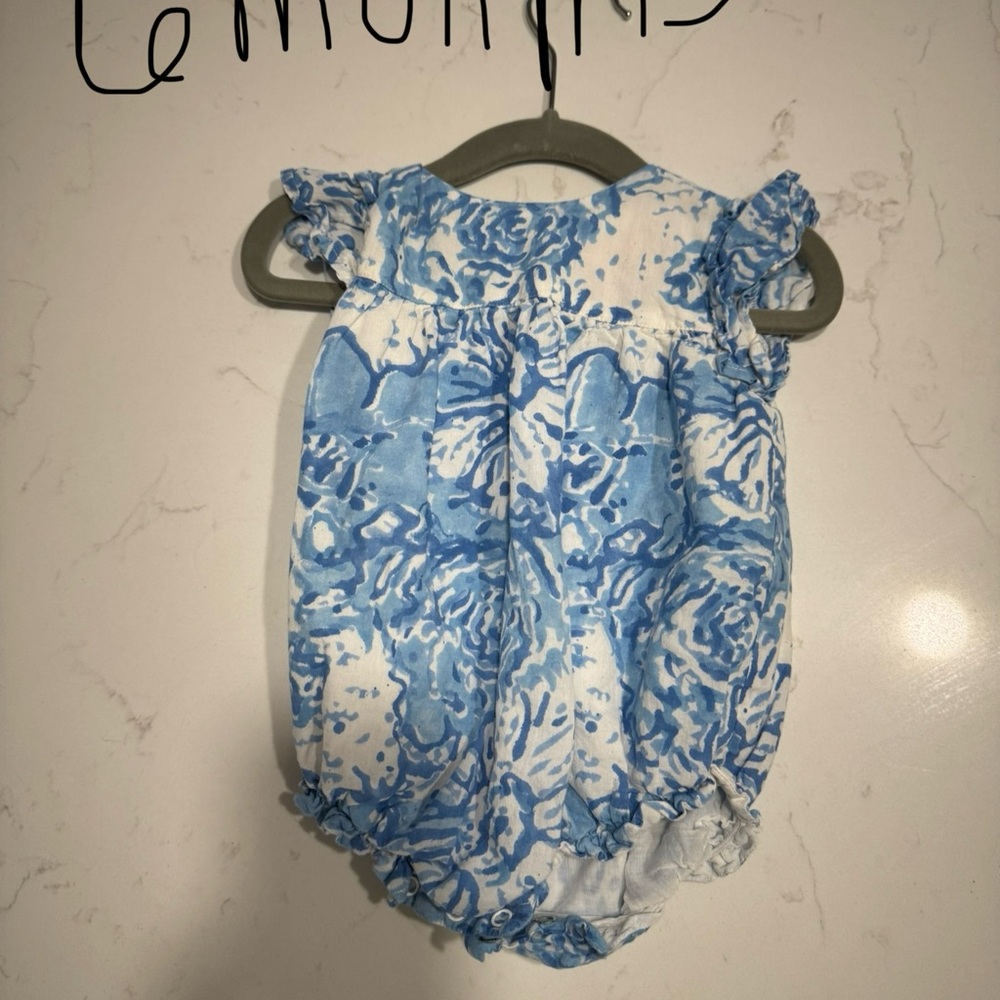Blue and White Kids One Piece Bodysuit
